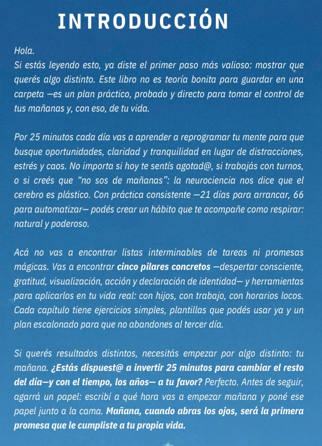 Dejá de postergar tu éxito: los 5 pilares matutinos que transforman tu día